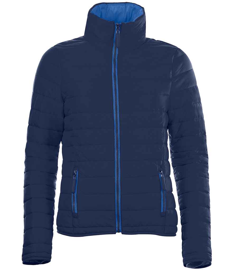 SOL'S Ladies Ride Padded Jacket | Navy