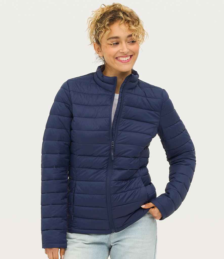 SOL'S Ladies Wilson Lightweight Padded Jacket | French Navy