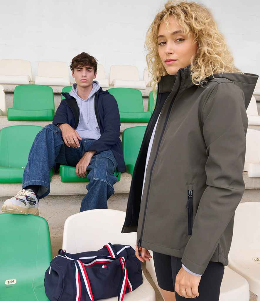 SOL'S Race Hooded Soft Shell Jacket | Charcoal