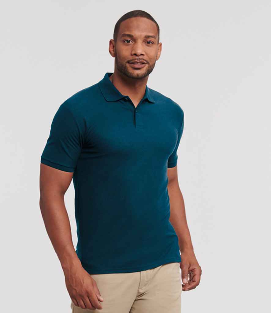 Russell Athletic Piqué Polo Shirt | Petrol Blue