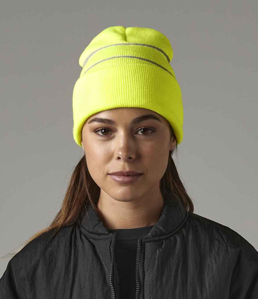 Beechfield Enhanced-Viz Beanie | Fluorescent Yellow