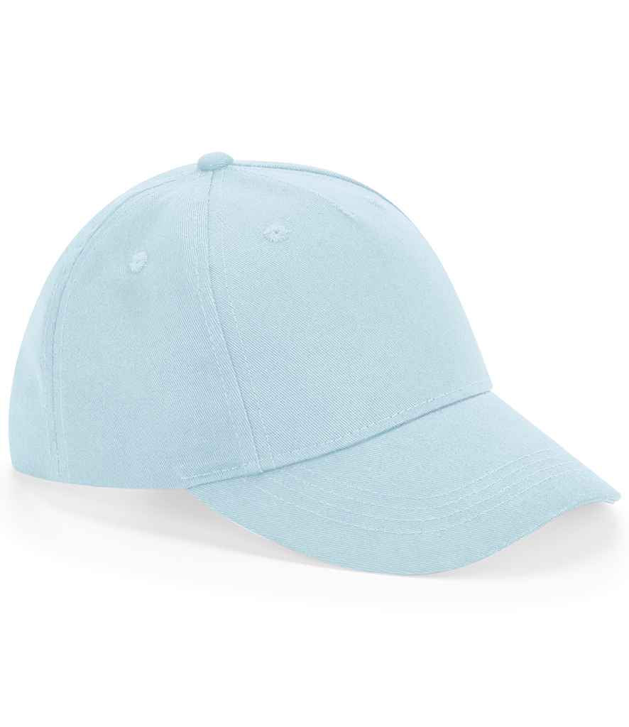 Beechfield Kids Organic Cotton 5 Panel Cap | Powder Blue