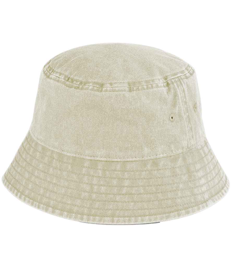Beechfield Vintage Bucket Hat | Vintage Stone