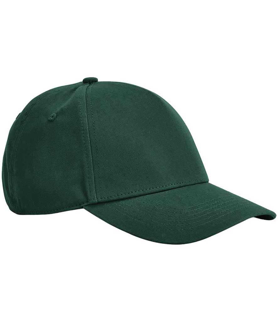 Beechfield EarthAware® Classic Organic Cotton 5 Panel Cap | Bottle Green