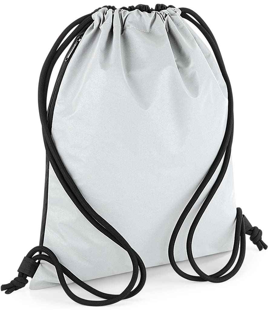 BagBase Reflective Gymsac | Silver Reflective