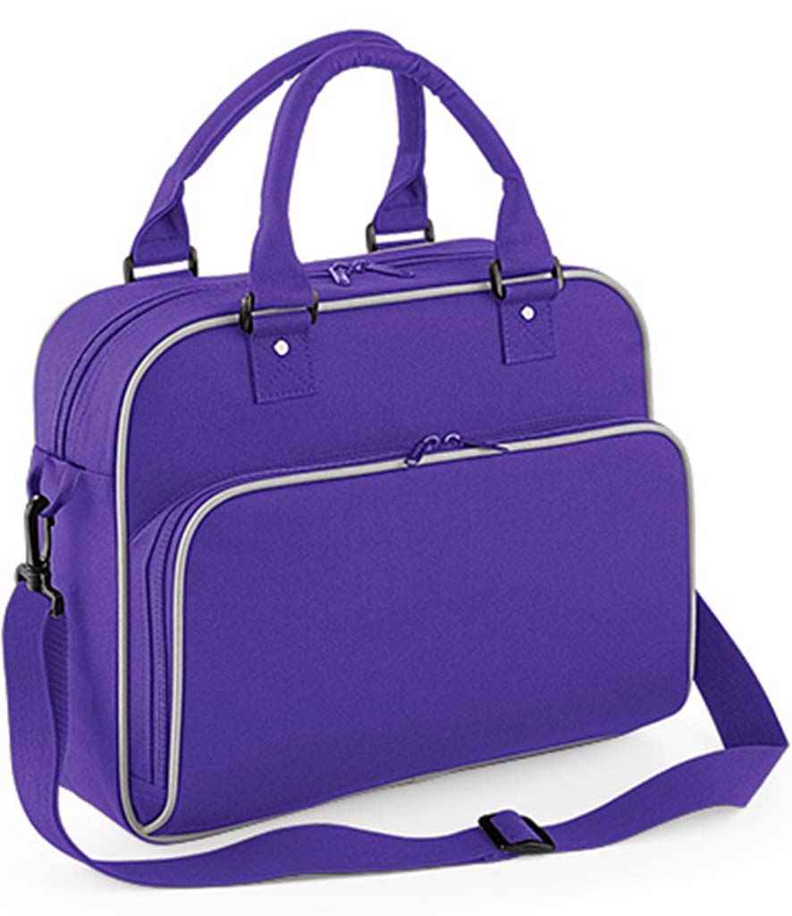 BagBase Junior Dance Bag | Purple/Light Grey