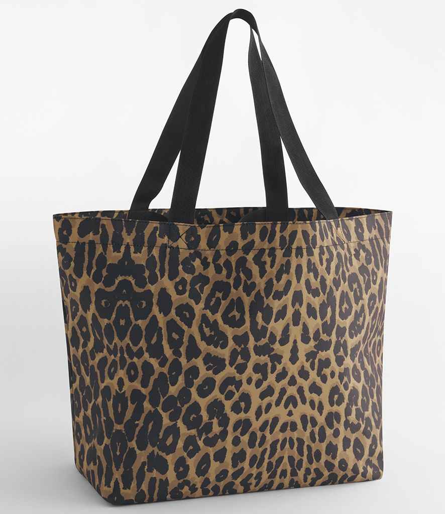 BagBase Leopard Print Carryall Tote Bag | Leopard Print