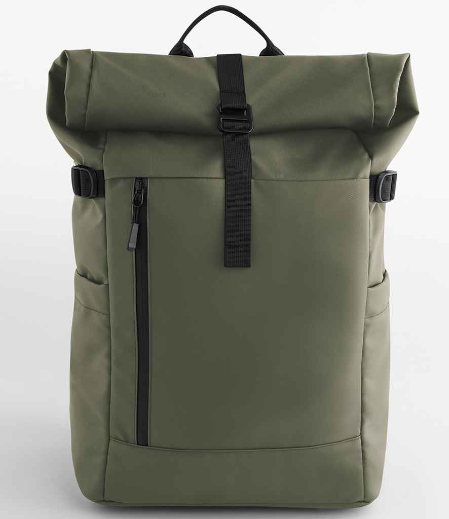 BagBase Everyday Carry 25 Litre Roll-Top Backpack | Olive Green