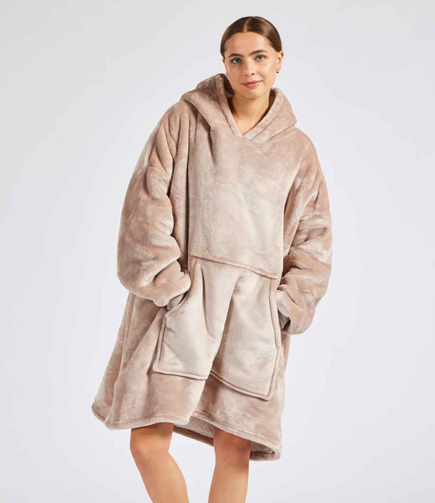Brand Lab Oversized Hooded Blanket | Nude