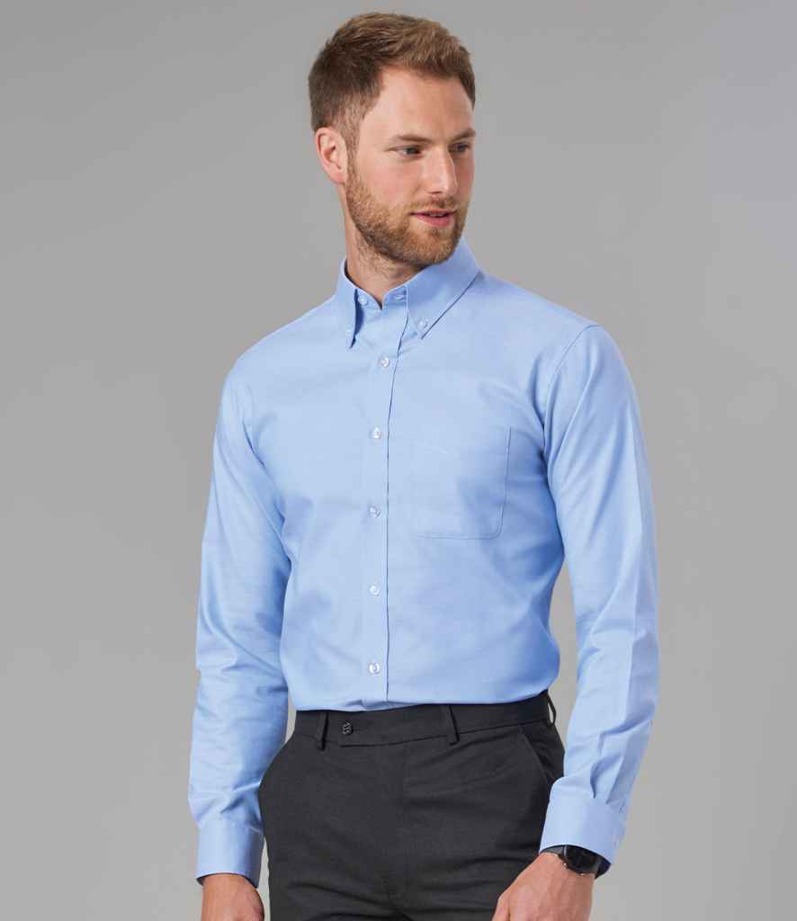 Brook Taverner Whistler Long Sleeve Oxford Shirt | Sky Blue