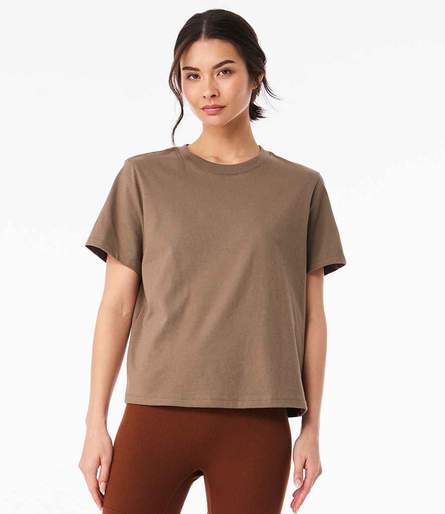 Bella Ladies Heavy Boxy T-Shirt | Vintage Brown