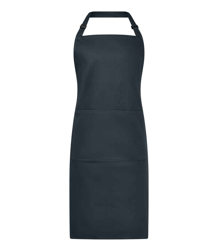 Brand Lab Organic/Recycled Bib Pocket Apron | Charcoal