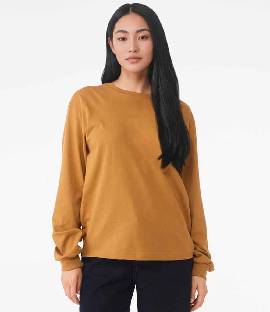 Canvas Unisex Heavyweight Long Sleeve Boxy T-Shirt | Toast