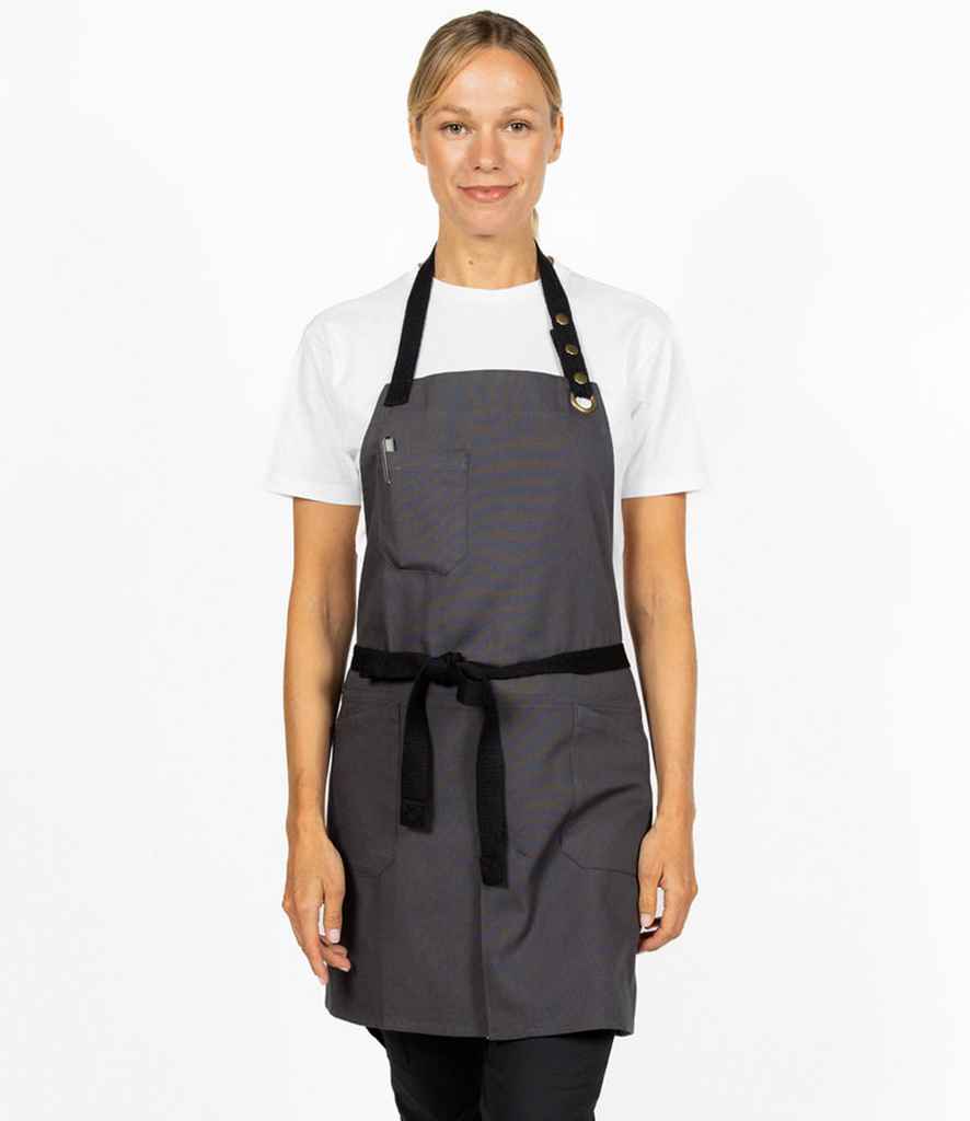Dennys Canvas Apron with Front Split | Storm Grey