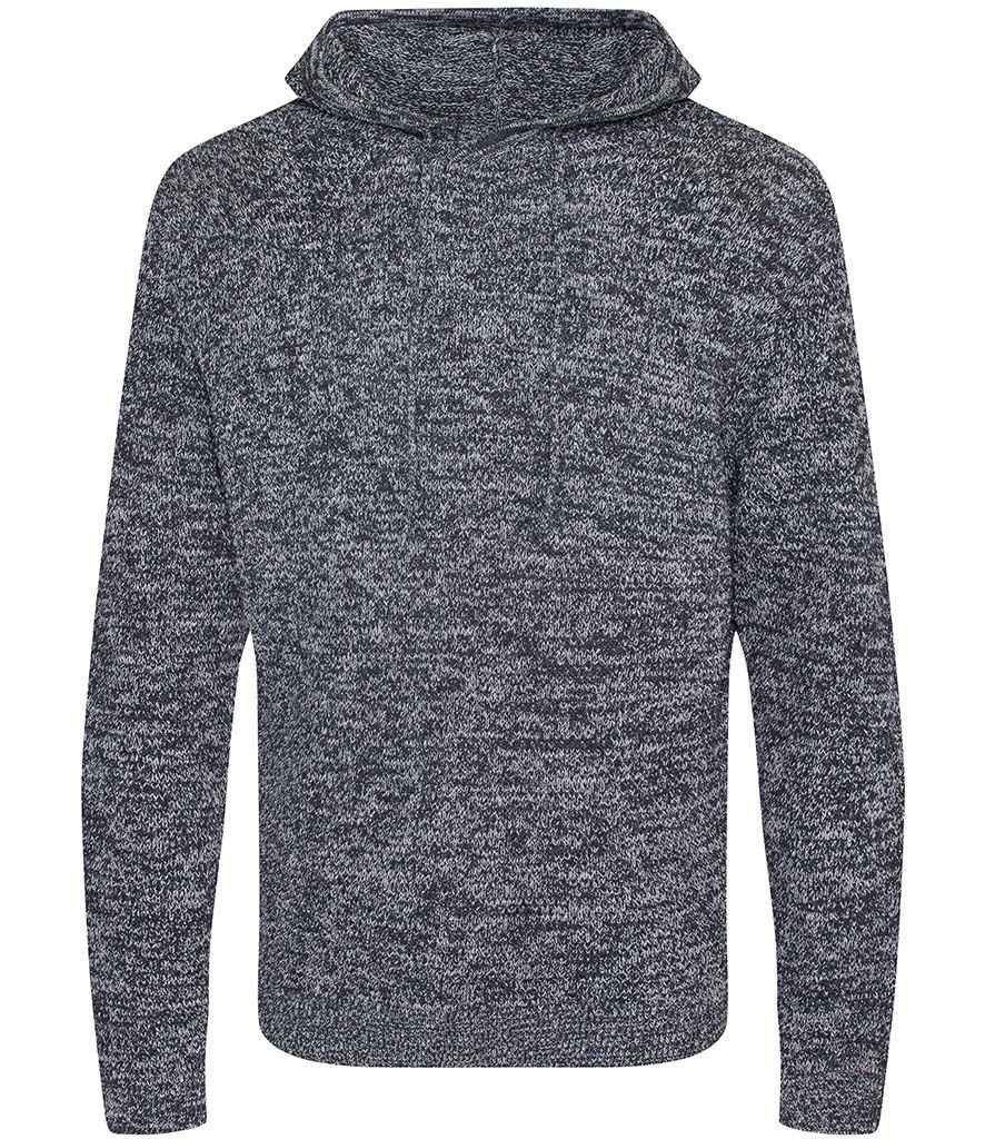 Ecologie Unisex Iguazu Sustainable Knitted Hoodie | Heather Grey/Charcoal