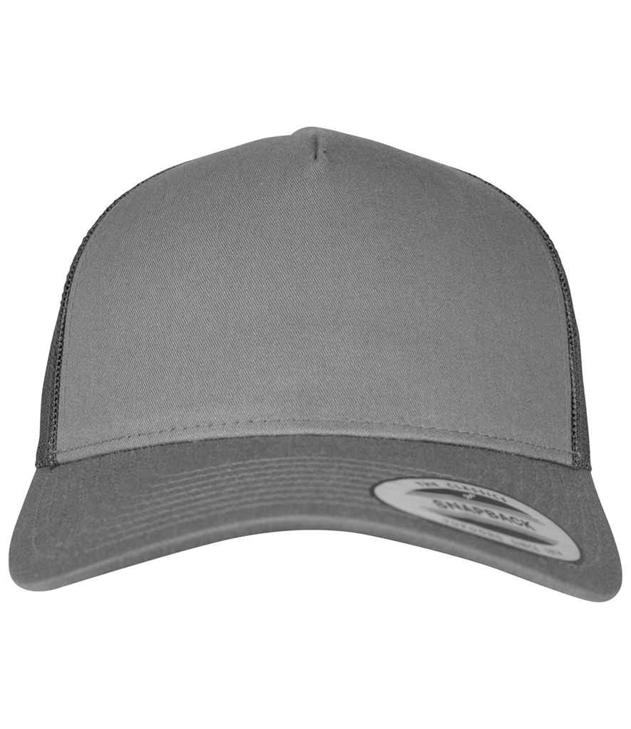 Flexfit 5 Panel Retro Trucker Cap | Charcoal