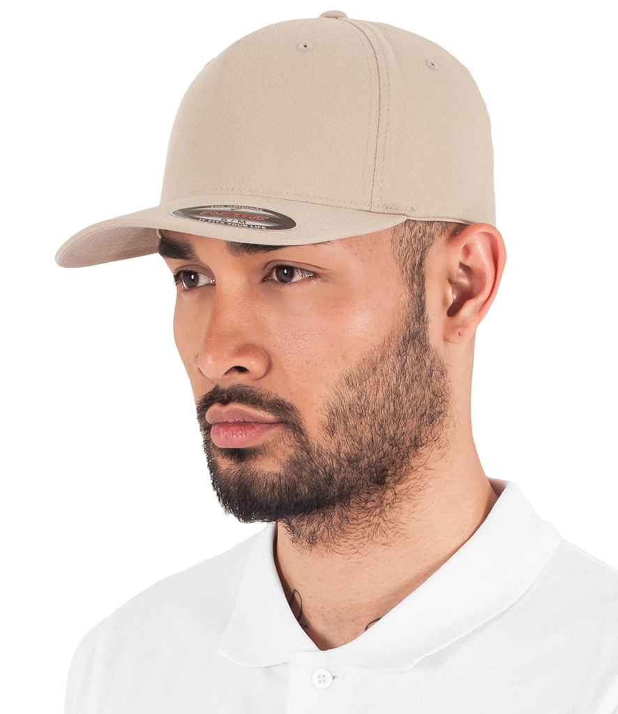 Flexfit 5 Panel Cap | Beige