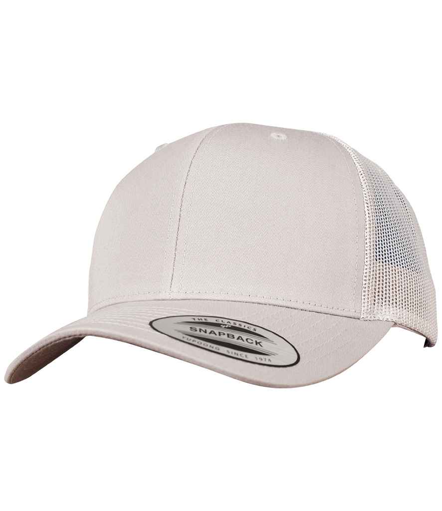 Flexfit Retro Trucker Cap | Silver