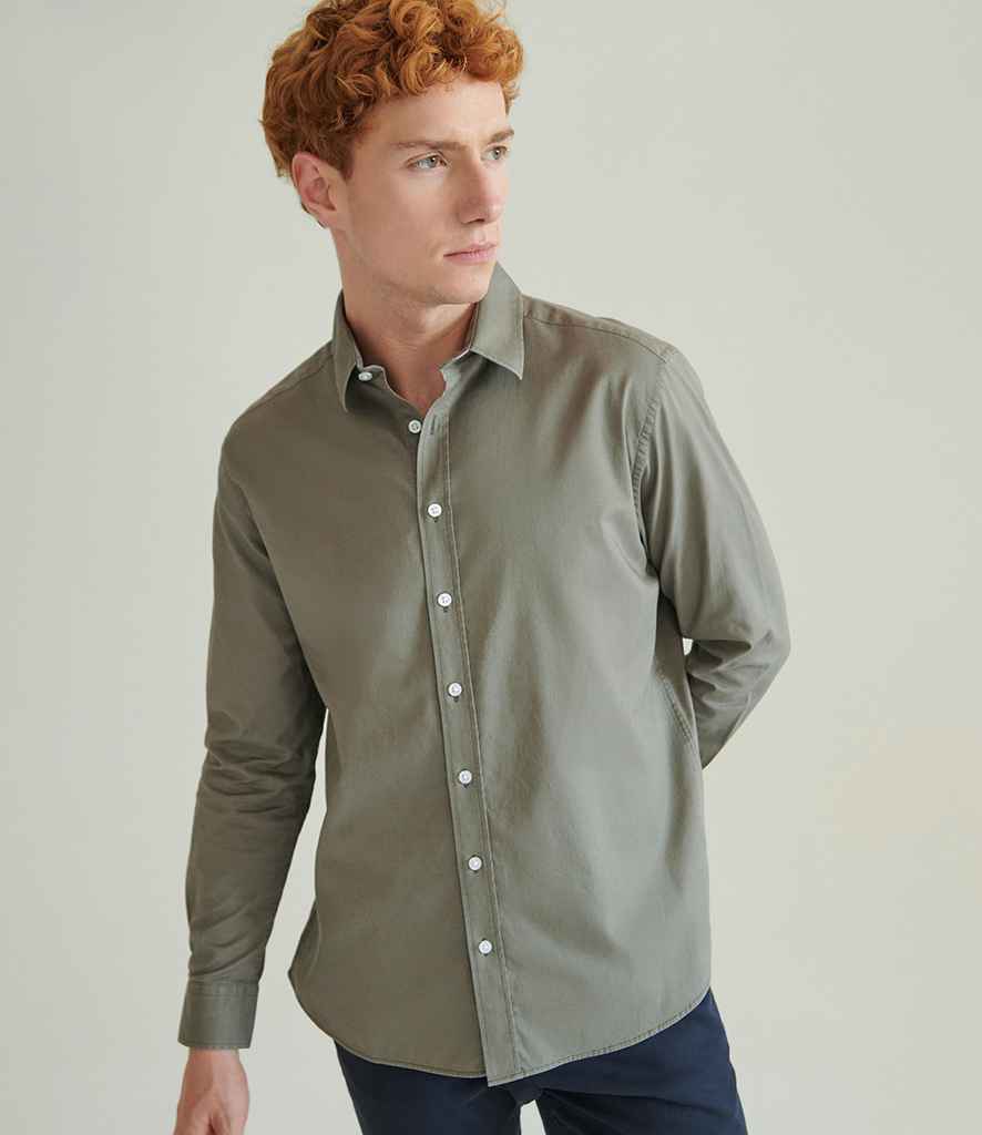 Front Row Casual Long Sleeve Shirt | Khaki