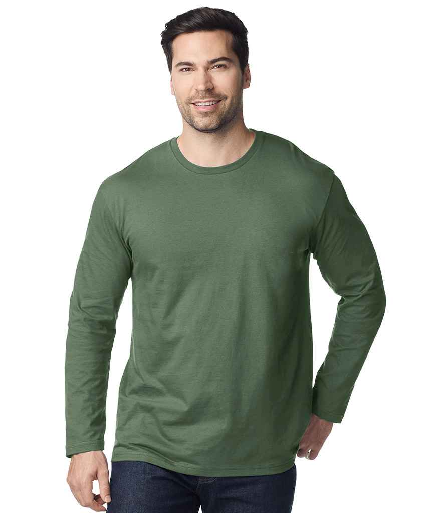 Gildan SoftStyle® Long Sleeve T-Shirt | Military Green