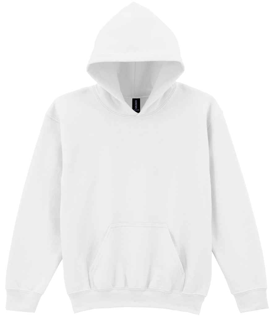 Gildan Kids Heavy Blend™ Hooded Sweatshirt | White
