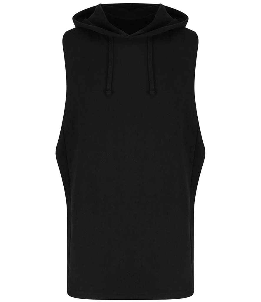 AWDis Cool Urban Sleeveless Muscle Hoodie | Jet Black