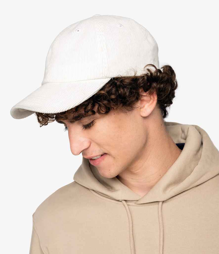 Native Spirit Corduroy 6 Panel Cap | Ivory