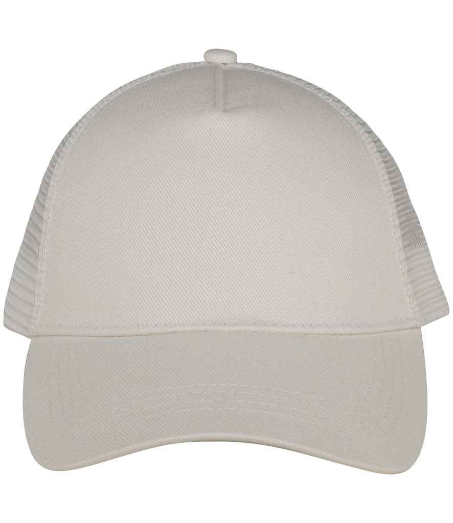 Native Spirit 5 Panel Trucker Cap | Ivory