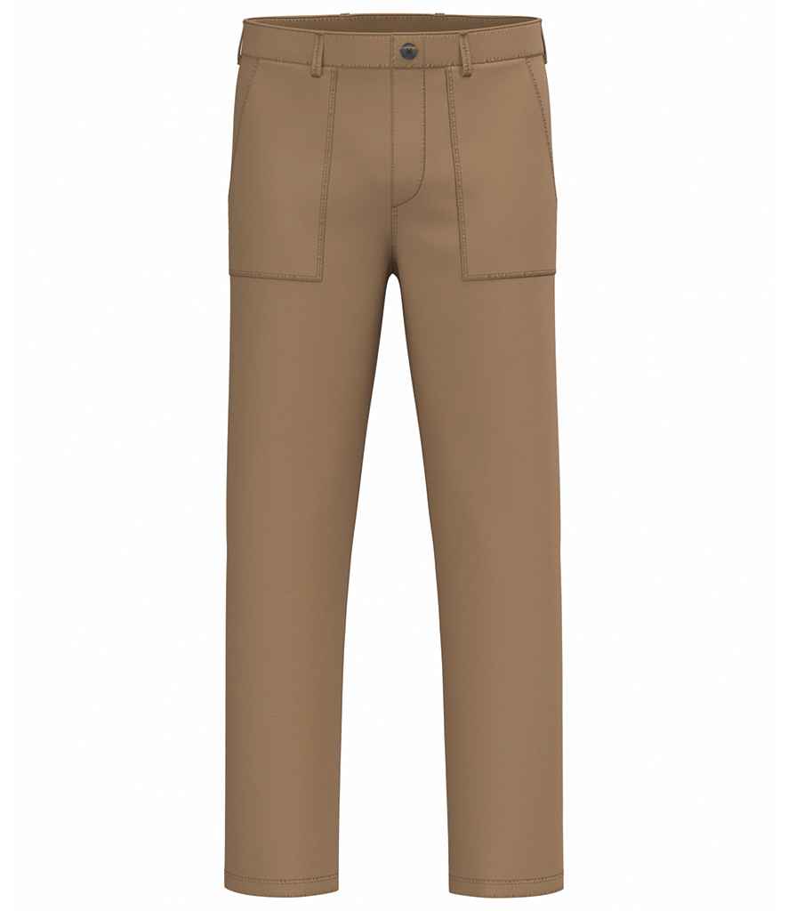 Native Spirit Washed Effect Trousers | Washed Dark Camel