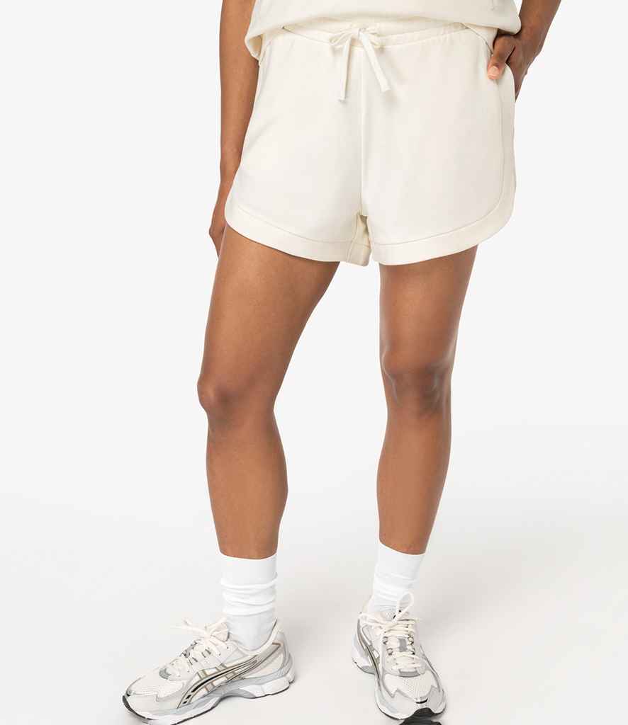 Native Spirit Ladies French Terry Shorts | Ivory