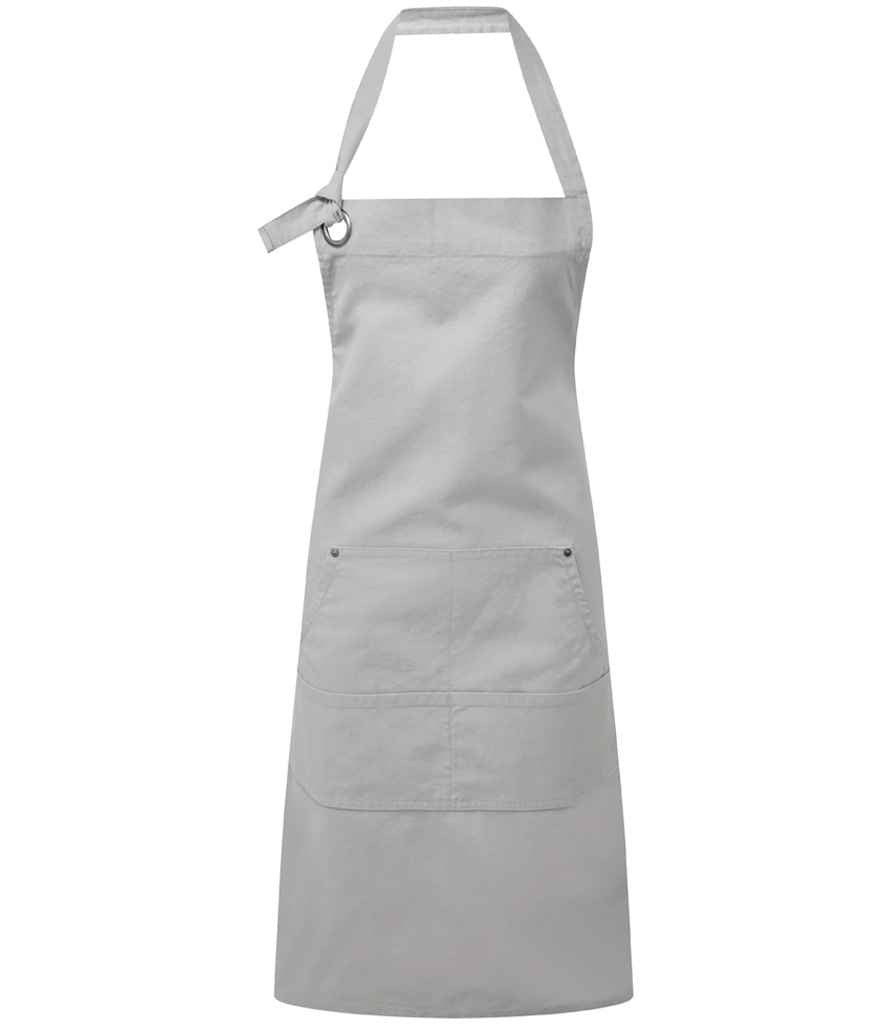 Premier Calibre Heavy Canvas Pocket Apron | Silver