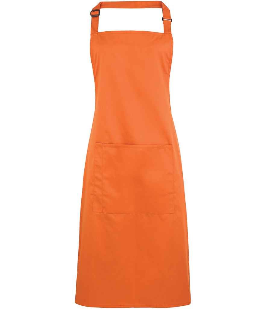 Premier 'Colours' Bib Apron with Pocket | Terracotta