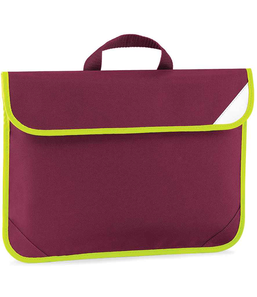 Quadra Enhanced-Viz Book Bag | Burgundy