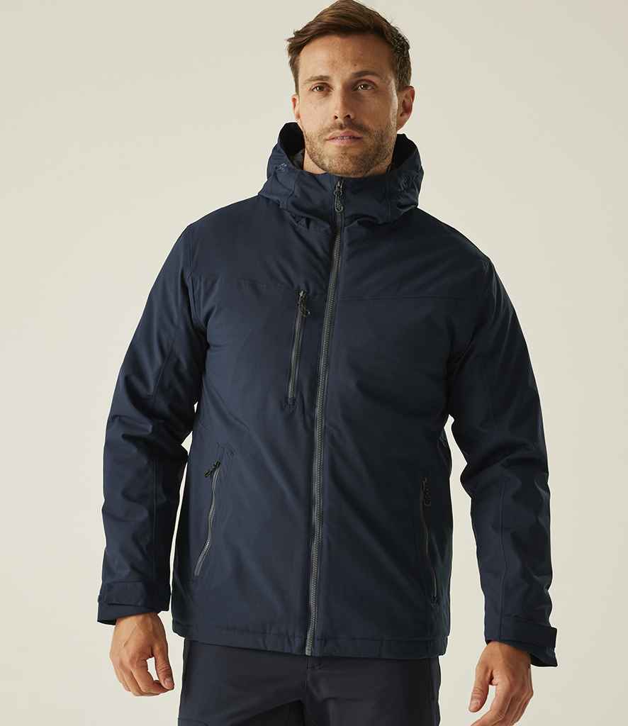 Regatta Navigate Waterproof Insulated Jacket | Navy/Seal Grey