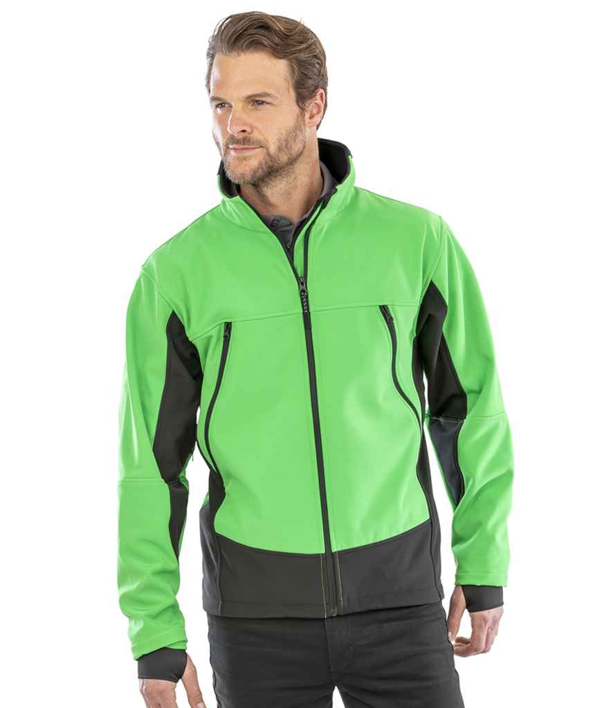 Result Soft Shell Activity Jacket | Vivid Green