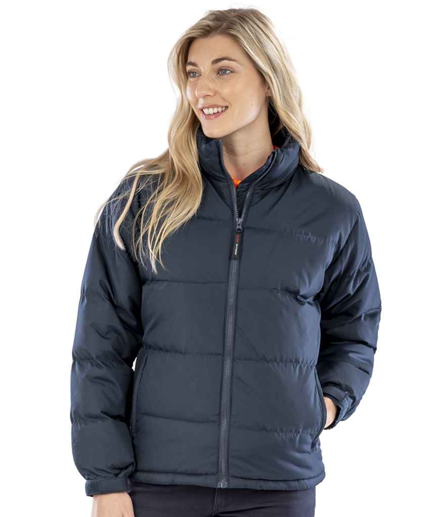Result Recycled Ladies Holkham Down Feel Jacket | Navy