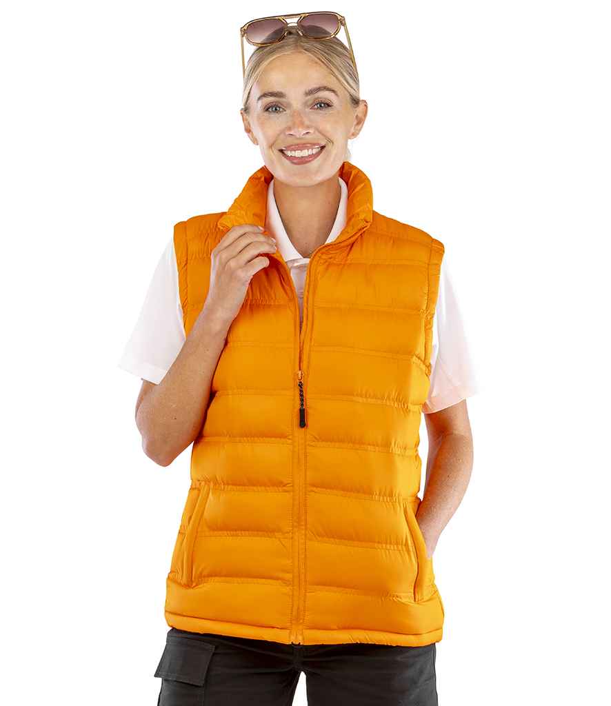 Result Urban Ladies Ice Bird Padded Gilet | Orange