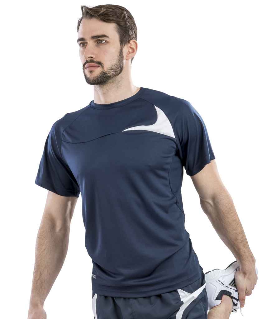 Spiro Dash Training Shirt | Navy/White