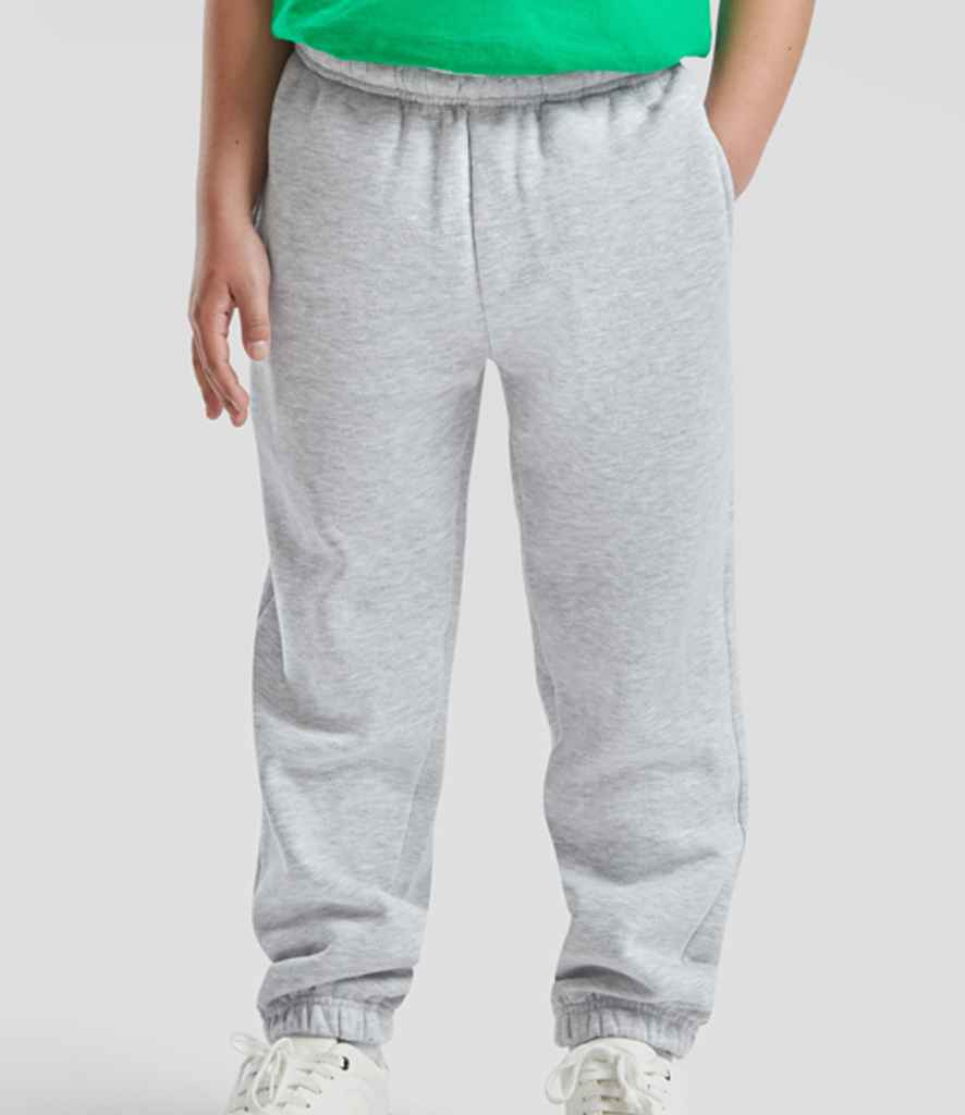 Fruit of the Loom Kids Premium Jog Pants | Heather Grey