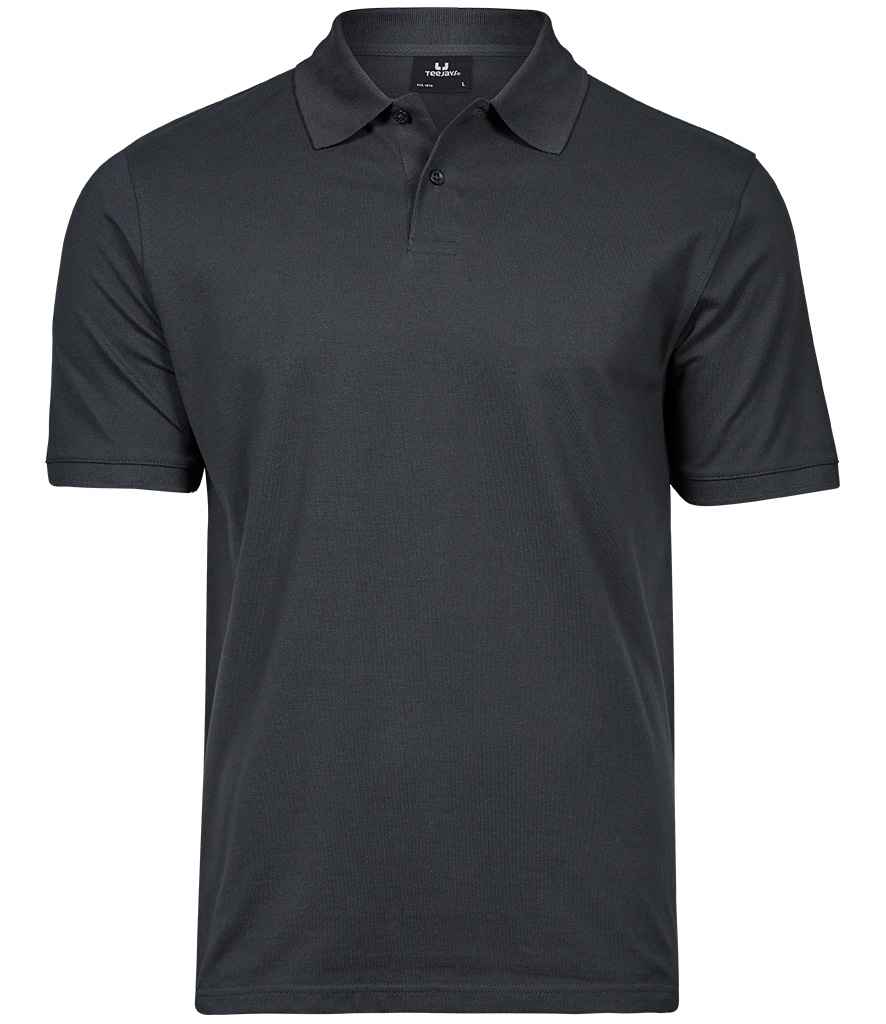 Tee Jays Heavy Cotton Piqué Polo Shirt | Dark Grey