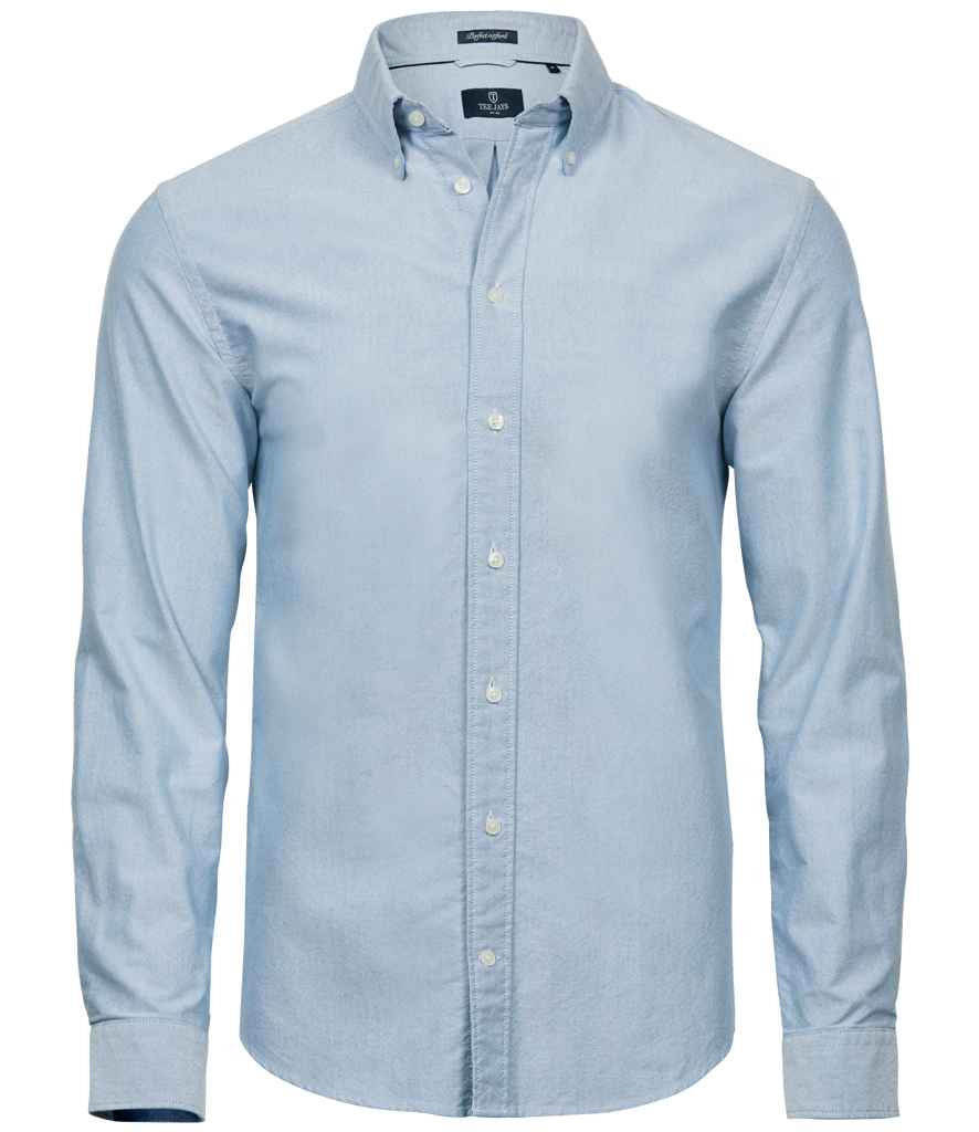 Tee Jays Perfect Long Sleeve Oxford Shirt | Light Blue