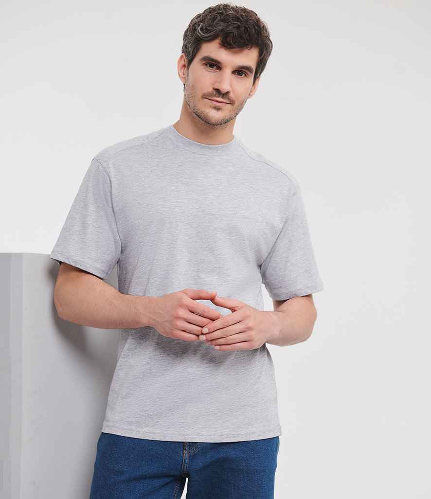 Russell Athletic Heavyweight T-Shirt | Light Oxford