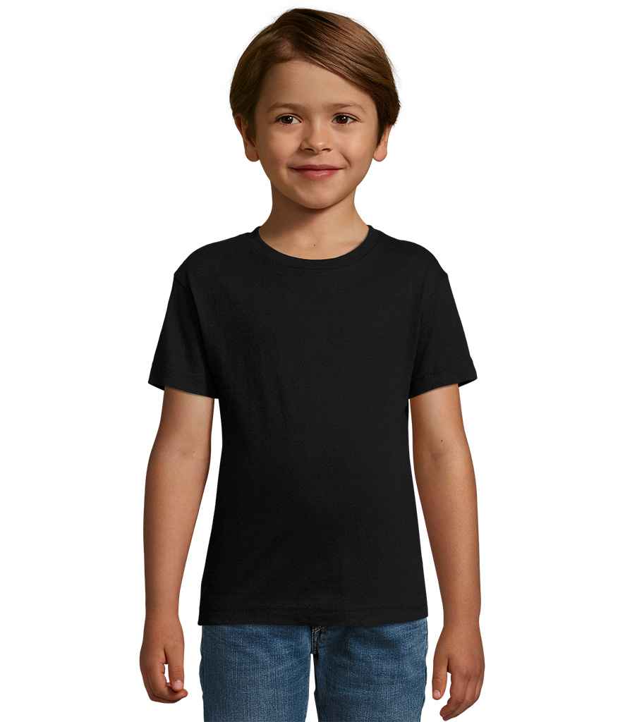 SOL'S Kids Regent Fit T-Shirt | Deep Black