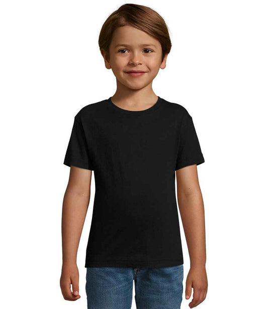 SOL'S Kids Regent Fit T-Shirt | Deep Black