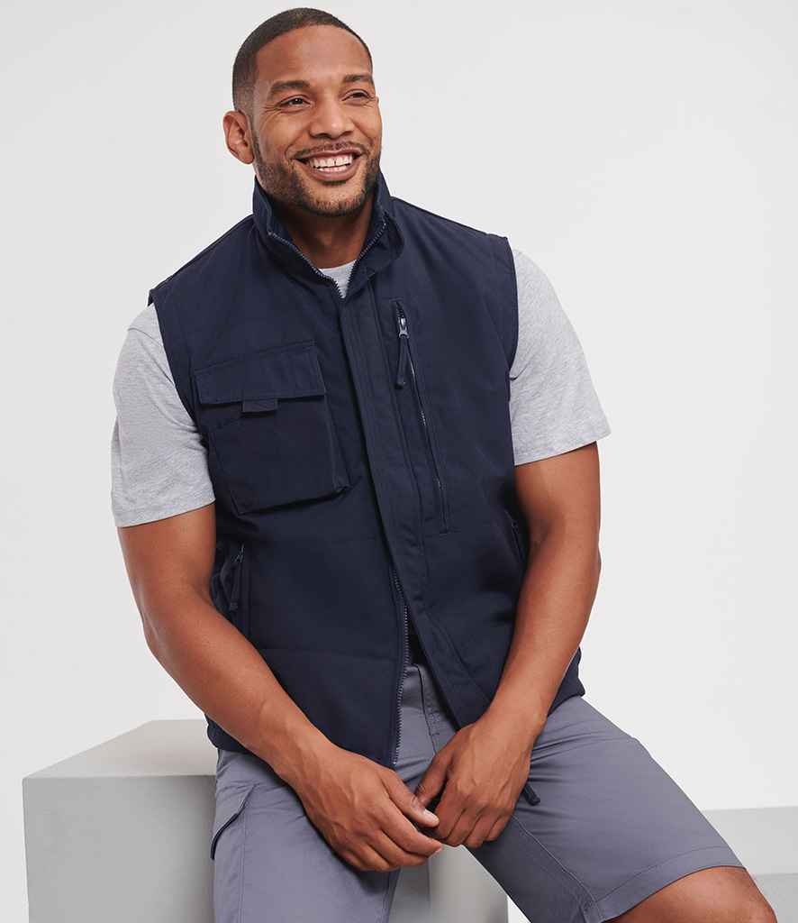 Russell Athletic Gilet | French Navy