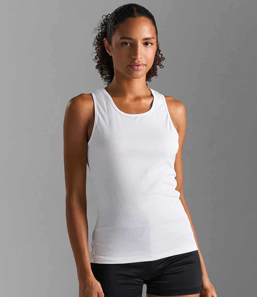 SOL'S Ladies Sporty Performance Tank Top | White