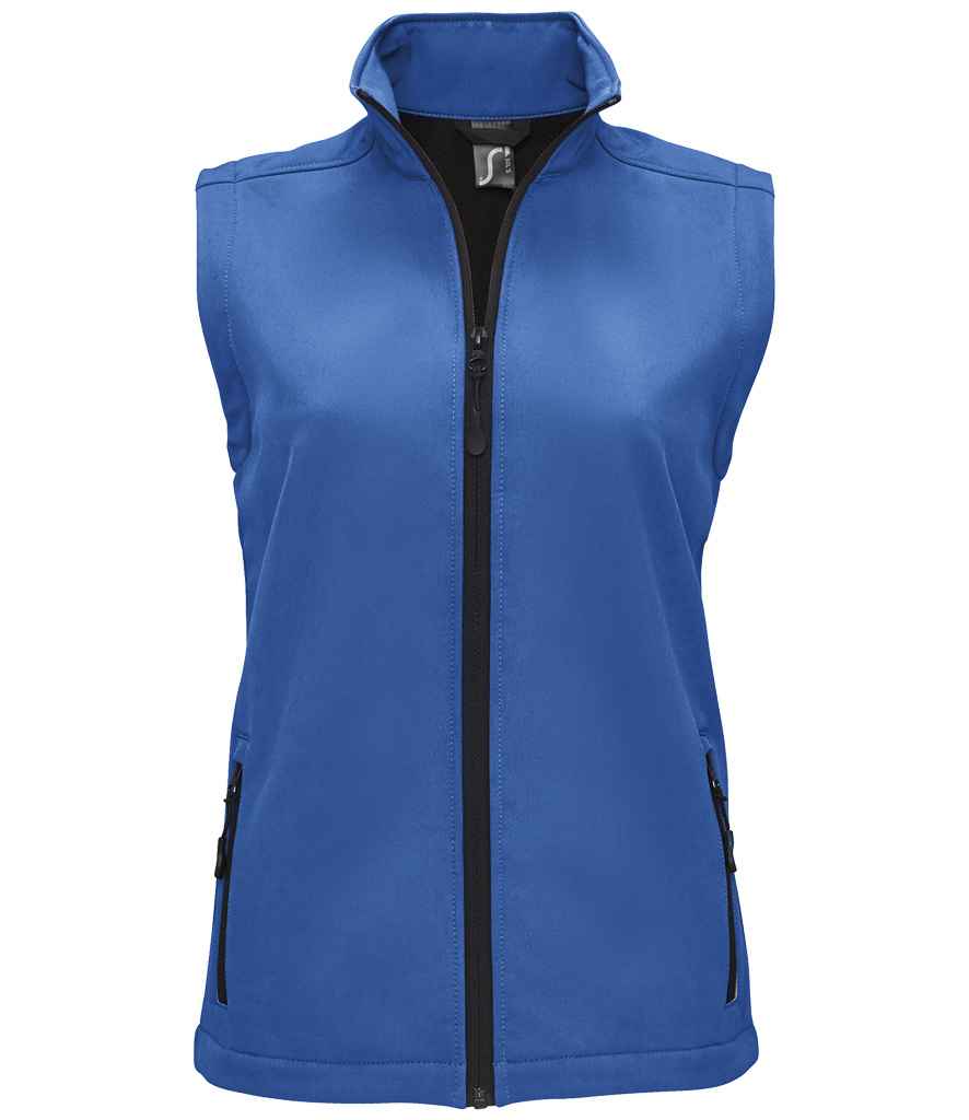 SOL'S Ladies Race Soft Shell Bodywarmer | Royal Blue