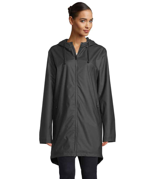 NEOBLU Ladies Antoine Wax Parka Jacket | Deep Black