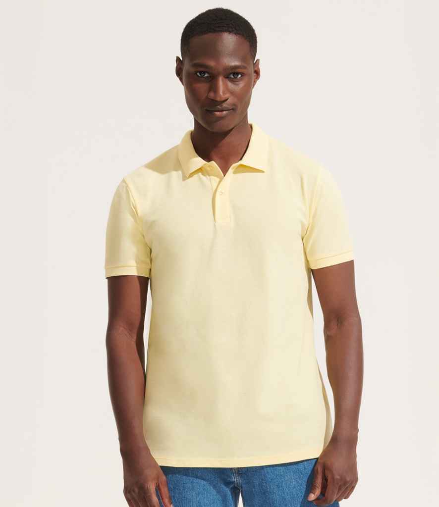 SOL'S Planet Organic Piqué Polo Shirt | Light Yellow