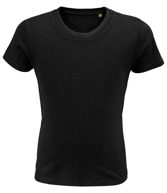SOL'S Kids Pioneer Organic T-Shirt | Deep Black